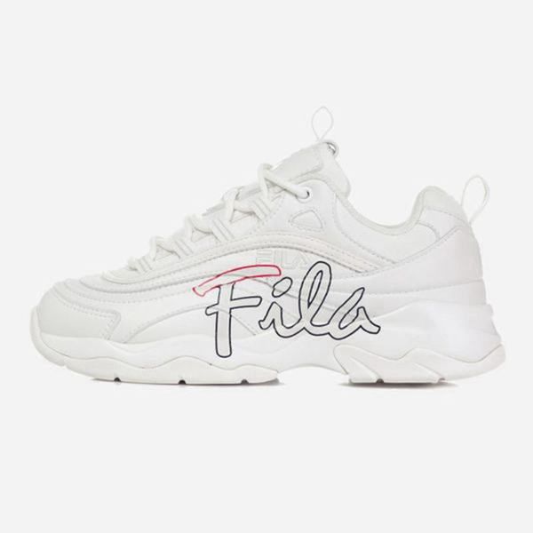 Sapatos De Estilo De Vida Fila Mulher Branco - Fila Ray Script Portugal Online,TWYC-78963